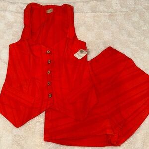 NWT free people two-piece set